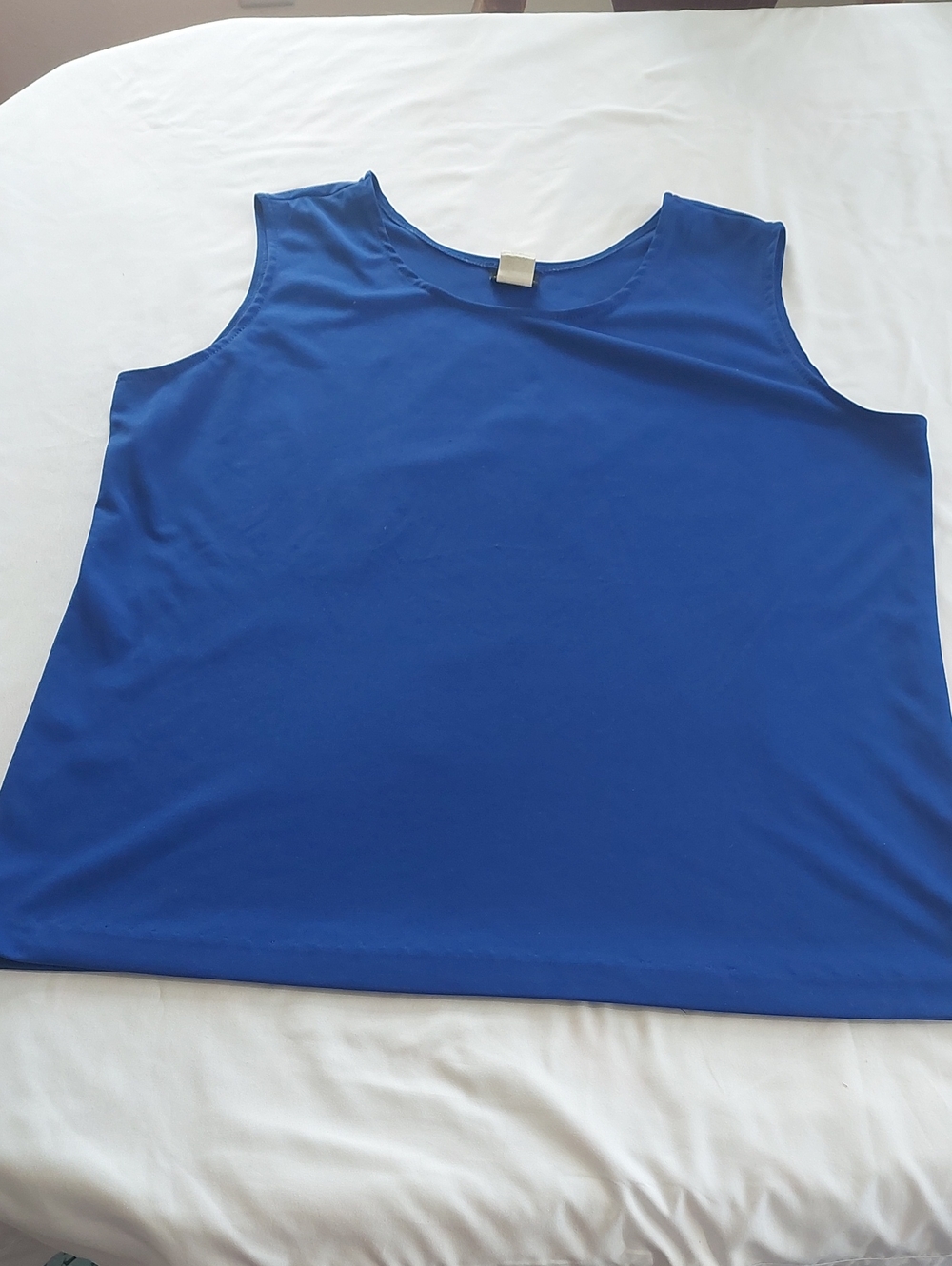 Salon Studios Crewneck Women’s Top in Royal Blue.Size Xl